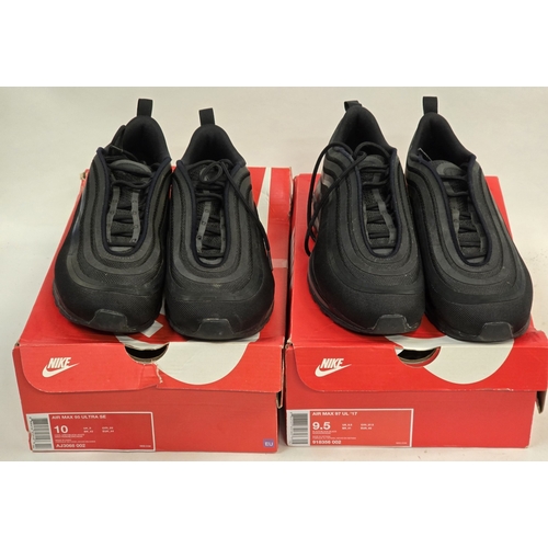 149 - 2 x Pairs boxed Nike Air Max Trainers. Sold in a pre-owned used condition. Boxes may not match train... 