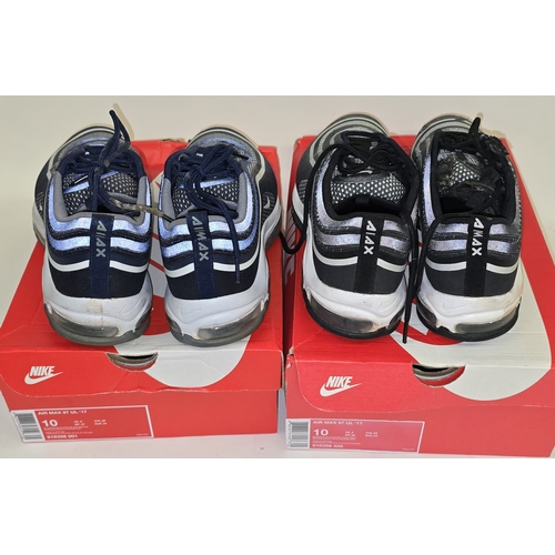 150 - 2 x Pairs boxed Nike Air Max Trainers. Sold in a pre-owned used condition. Boxes may not match train... 