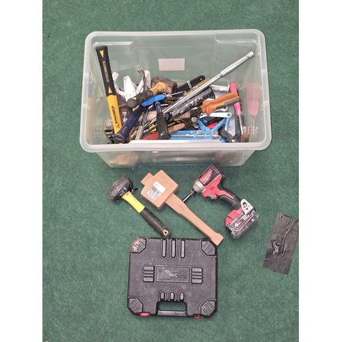 202 - A large quantity of assorted hand tools (REF P16).