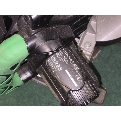 230 - Hitachi C 8FSE Slide Compound Mitre Saw.