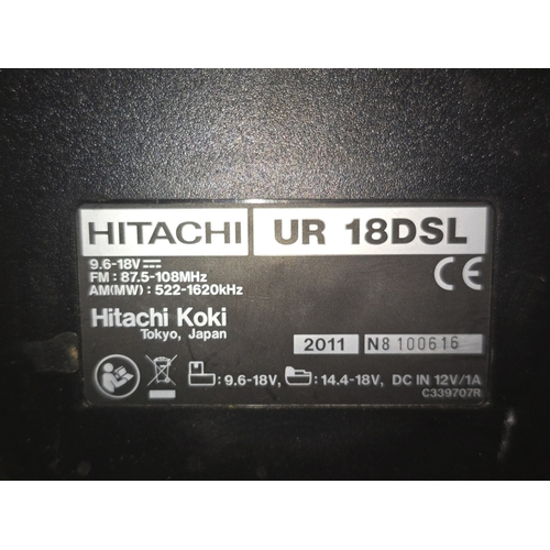 236 - Hitachi UR 18DSL site radio.