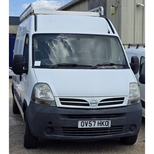 2 - Vehicle: White Nissan Interstar 100 SE MWB van. First registered 27/09/2007. Registration OV57 HKO. ... 