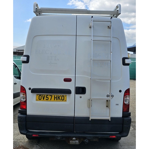 2 - Vehicle: White Nissan Interstar 100 SE MWB van. First registered 27/09/2007. Registration OV57 HKO. ... 