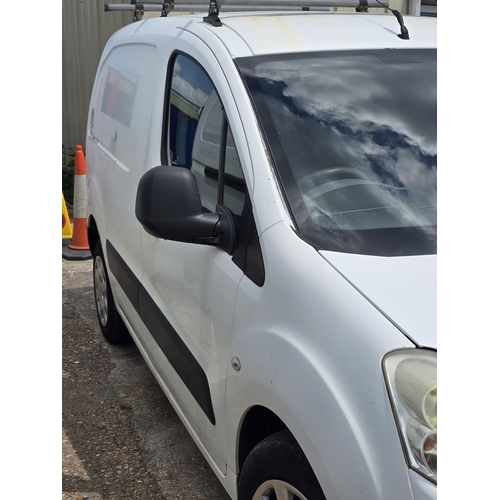 4 - Vehicle: White Peugeot Partner Profession L1 HDI van. First registered 09/03/2012. Registration LN12... 