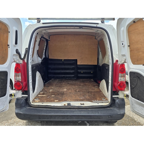 4 - Vehicle: White Peugeot Partner Profession L1 HDI van. First registered 09/03/2012. Registration LN12... 