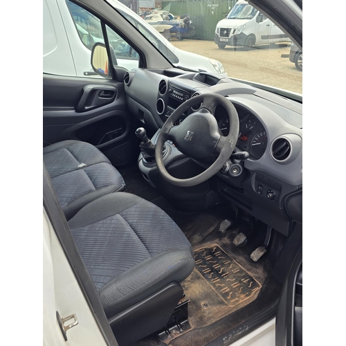 4 - Vehicle: White Peugeot Partner Profession L1 HDI van. First registered 09/03/2012. Registration LN12... 