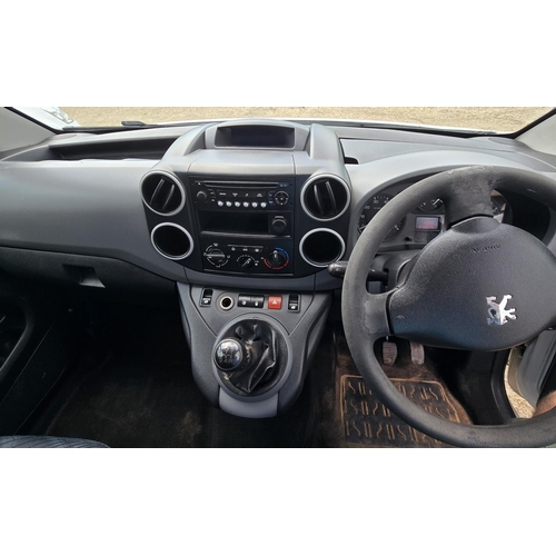 4 - Vehicle: White Peugeot Partner Profession L1 HDI van. First registered 09/03/2012. Registration LN12... 