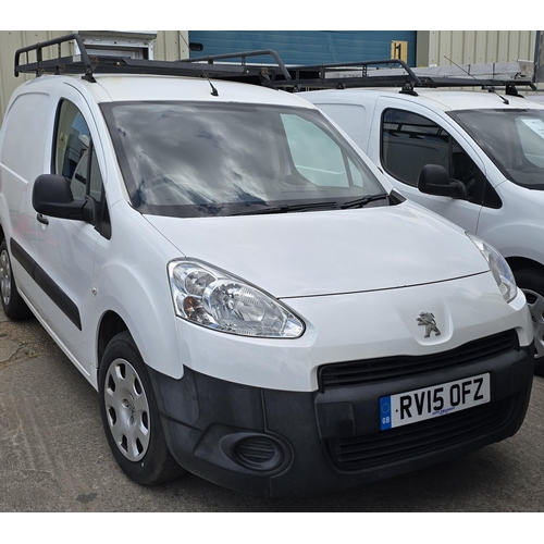 5 - Vehicle: White Peugeot Partner 850 S L1 HDI van. First registered 25/03/2015. Registration RV15 0FZ.... 