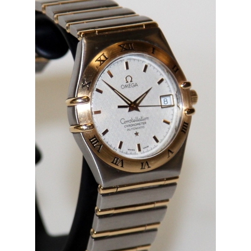 Omega Constellation Chronometer Automatic watch with 18ct gold ...
