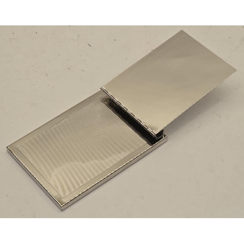 Genuine Mont Blanc stainless steel notepad case 15x11cm.