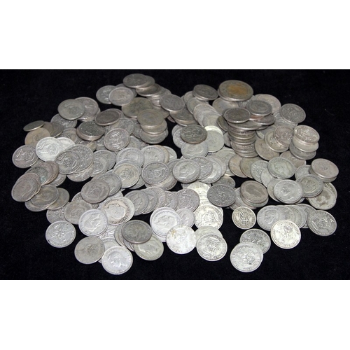 368 - 1.2kg pre 1947 .500 silver GB coins