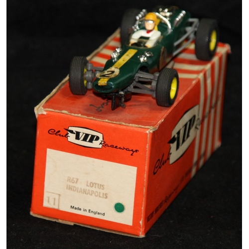 Vintage Victory Club VIP Raceways slot car racing lotus Indianapolis ...