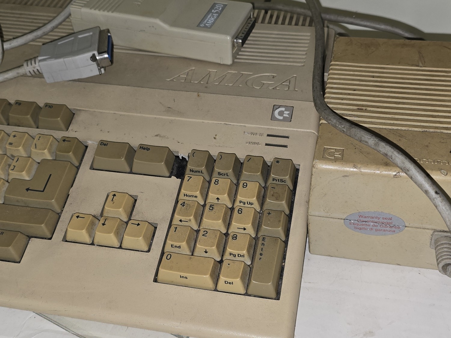 Commodore Amiga Model 500 vintage computer c/w original box together ...