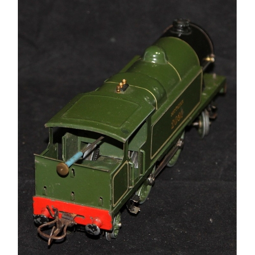 Hornby O Gauge Series 2 Tank Locomotive Southern 2091. In good clean ...