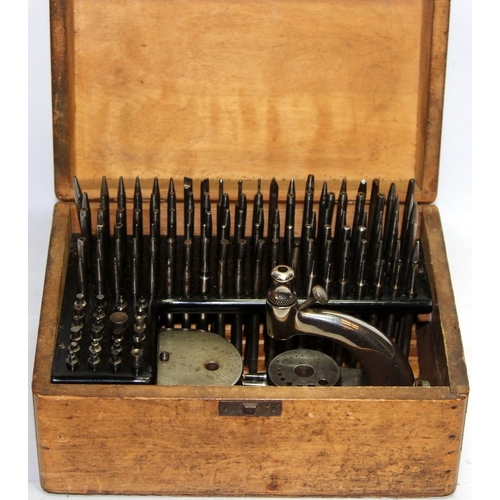 Favourite brand Swiss made watchmakers staking set in original box ...