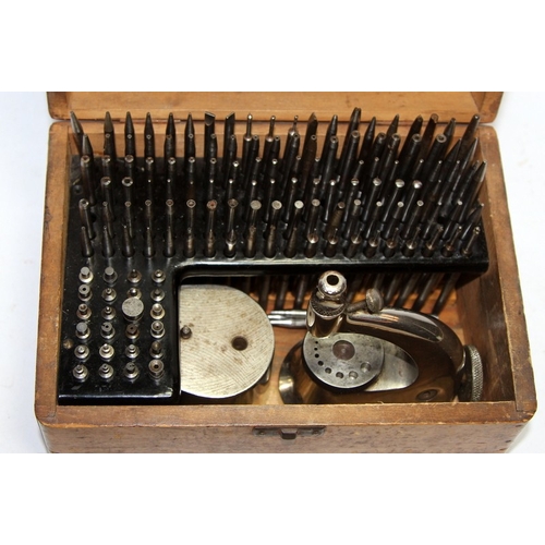 Favourite brand Swiss made watchmakers staking set in original box ...