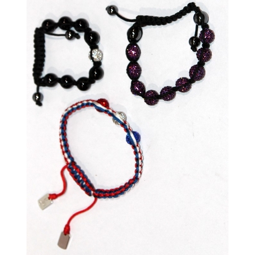 298 - 3 x Kamara crystal bracelets, different designs. Brand new and directly from a retail environment. R... 