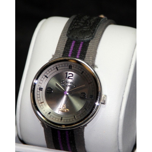 6 - Genuine Vivienne Westwood Time Machine Collection  'Spirit' unisex quartz watch ref:VV020 GYBK. Unbo... 