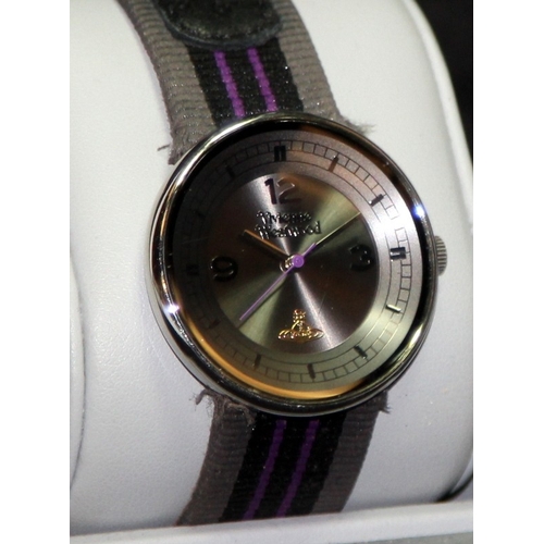 6 - Genuine Vivienne Westwood Time Machine Collection  'Spirit' unisex quartz watch ref:VV020 GYBK. Unbo... 