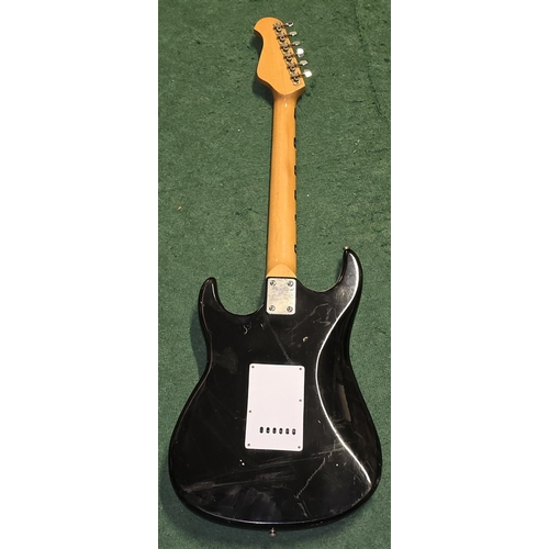 106 - Encore Coaster black electric guitar.