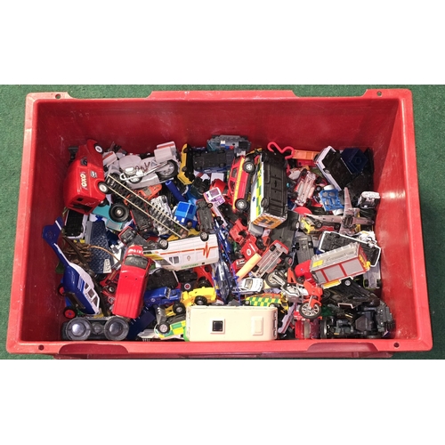 111 - A collection of mostly contemporary die cast cars to include Corgi.