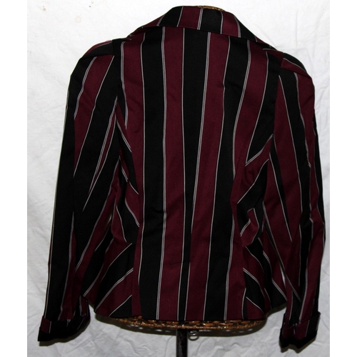30 - Vivienne Westwood Anglomania Noble striped twill jacket size 44 (UK size 12). From a single owner co... 