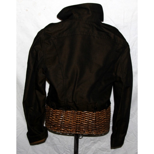38 - Vivienne Westwood Anglomania brown jacket size 44 (UK size 12), Anglomania dog tag attached. From a ... 
