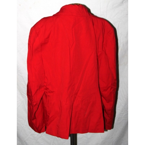 45 - Vivienne Westwood Red Label collection scarlet double breasted jacket size 44 (UK size 12). From a s... 