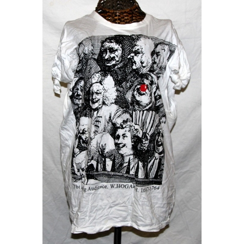 22 - Vivienne Westwood clothing: Three different design Tops created for Comic relief. All size Medium. F... 