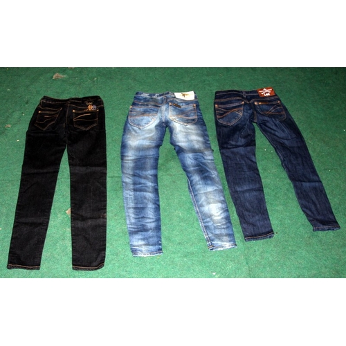29 - Vivienne Westwood clothing: Three pairs of Anglomania Lee jeans (26, 27 and 28