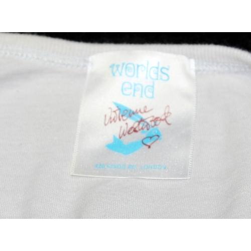 32 - Vivienne Westwood clothing: Rare controversial 'US Foreign Policy' T-Shirt size XS. From a single ow... 