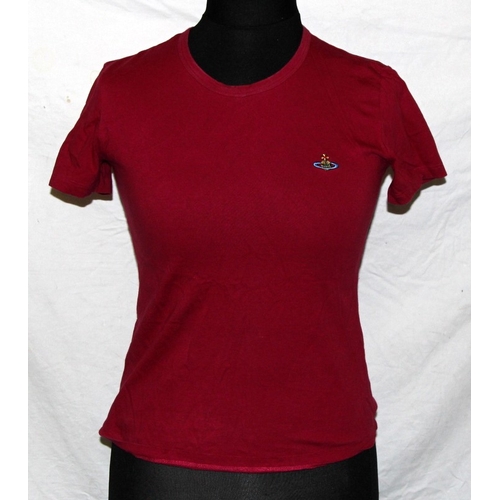 35 - Vivienne Westwood clothing: Three tops from the Red Label Collection, all featuring the VW signature... 