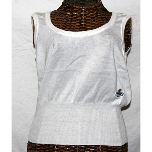 35 - Vivienne Westwood clothing: Three tops from the Red Label Collection, all featuring the VW signature... 