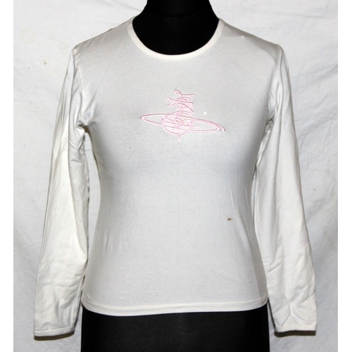 35 - Vivienne Westwood clothing: Three tops from the Red Label Collection, all featuring the VW signature... 