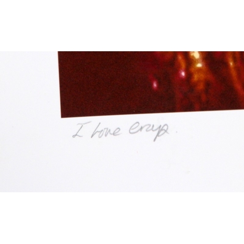 42 - Two limited edition Vivienne Westwood art prints - 'I Love Crap' 61cms x 43cms, No.40 of 100 and ano... 