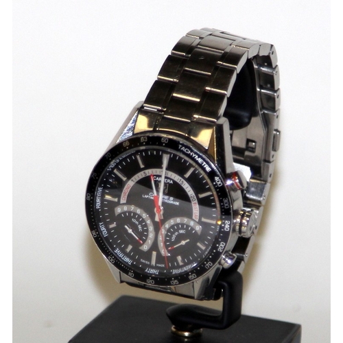 250 - Tag Heuer Carrera Calbre S Laptimer gents quartz chronograph ref: CV7A10. Some light wear to bracele... 