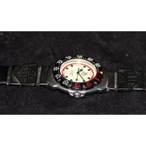 257 - Tag Heuer Formula 1 Professional mid size quartz watch. Working at time of listing