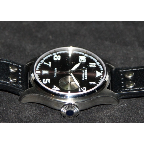 246 - Debert Power Reserve Pilot gents automatic watch. Working at time of listing