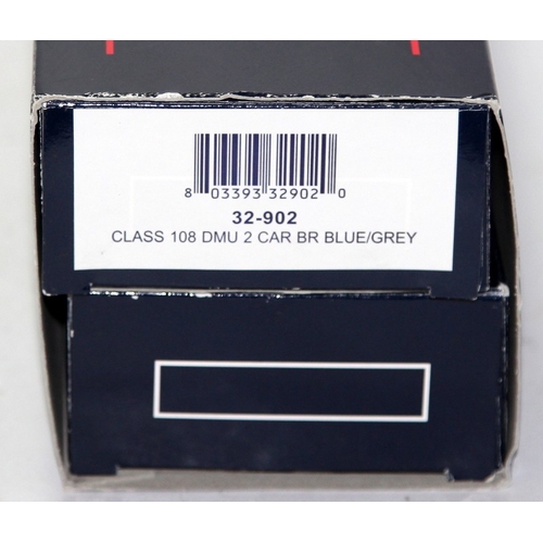336 - Bachmann OO gauge Class 108 DMU 2 Car BR blue/grey livery ref:32-902. Excellent boxed condition