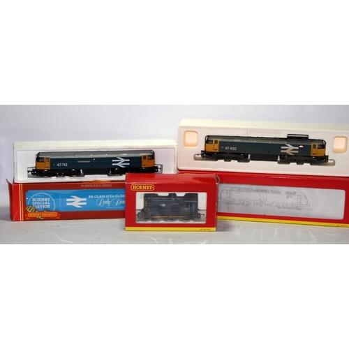 341 - Hornby OO gauge diesel locomotives: Class 47 Lady Diana Spencer ref:R316, Class 47 Co-Co diesel ref:... 