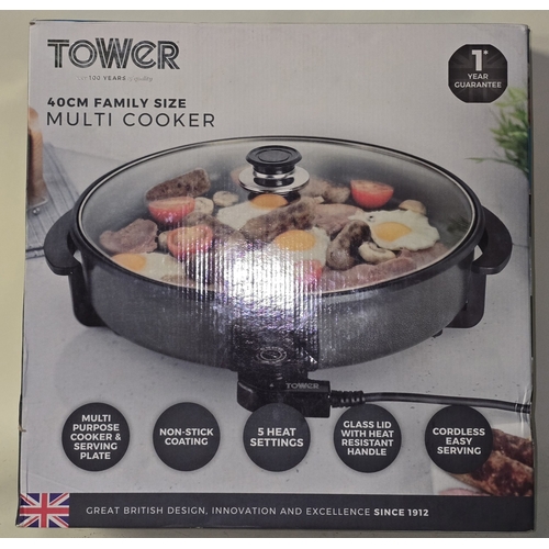 A Tower 40cm Family Size Multi Cooker boxed (REF P88).