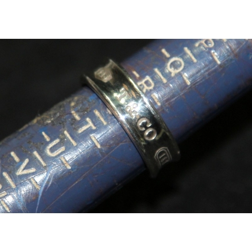 300A - Genuine Tiffany & Co hallmarked sterling silver ring size S