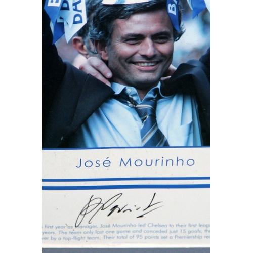 5 - Jose Mourhino framed and signed Chelsea League Champions 2004/05 photograph. 447/600. O/all size 46c... 