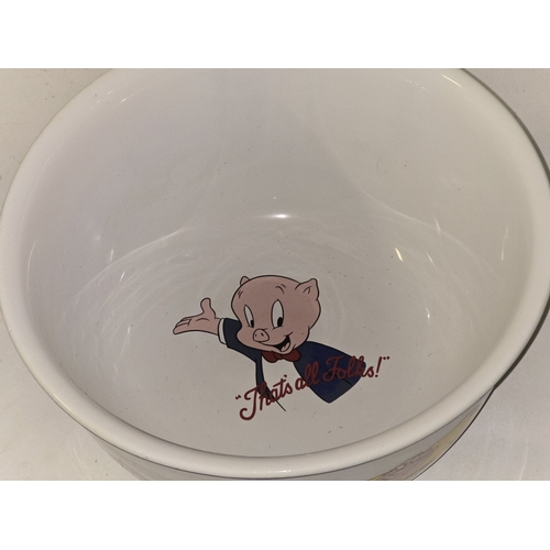 57 - Home Works Warner Bros Acme 1993 large bowl 27cm diameter 15cm height.