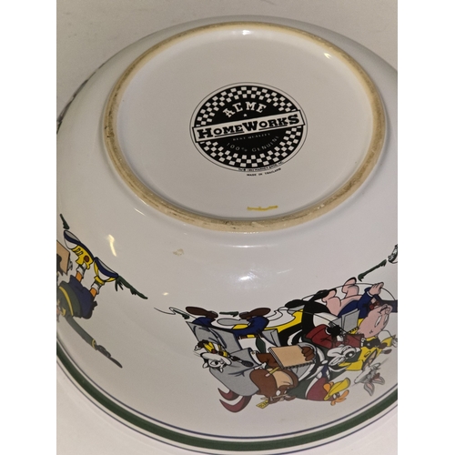 57 - Home Works Warner Bros Acme 1993 large bowl 27cm diameter 15cm height.