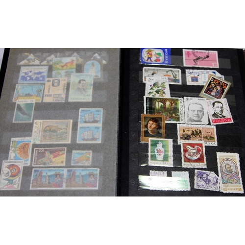 3 x good stock books of World stamps, well sorted by country, good ...