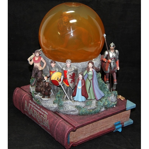 3 - Musical Disney's Chronicles of Narnia large snow globe  29cms tall.