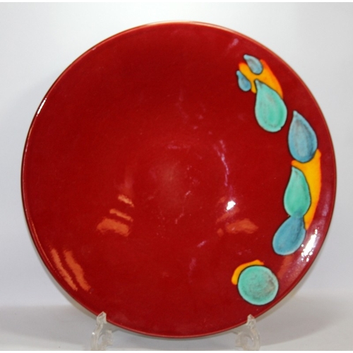 20 - Poole Pottery large Living Glaze charger in the Odyssey pattern, 16
