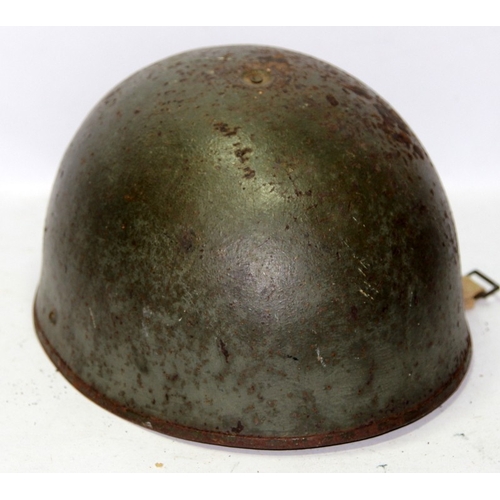 30 - British Army Mark II Paratrooper Helmet. Marked CWL 1972 to leather liner