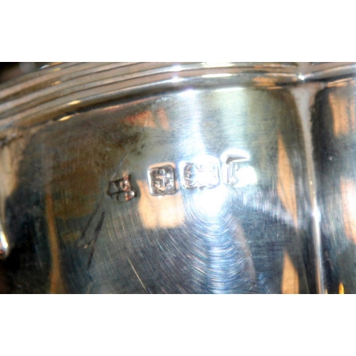 319 - Antique silver teapot of quatrefoil form. Hallmarked for Birmingham 1909. Gross weight 327g